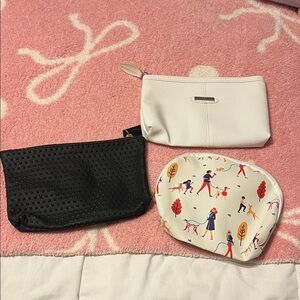 3 Small Makeup Pouches